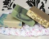 Three Bars Soap Cold Process Gift Pack Your Choice of Fragrances