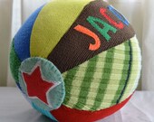 Personalized Sweater Ball - Boy Colors - Side Panel Personalization