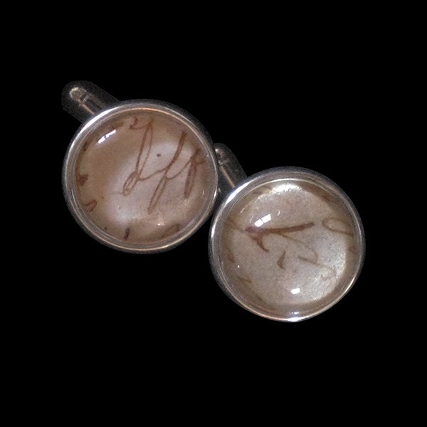 Antique Letter Cuff Links