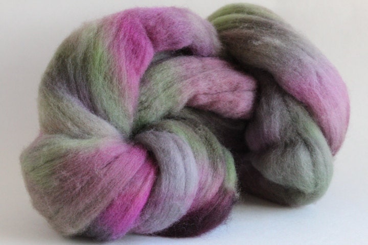 Hand Painted Merino Roving