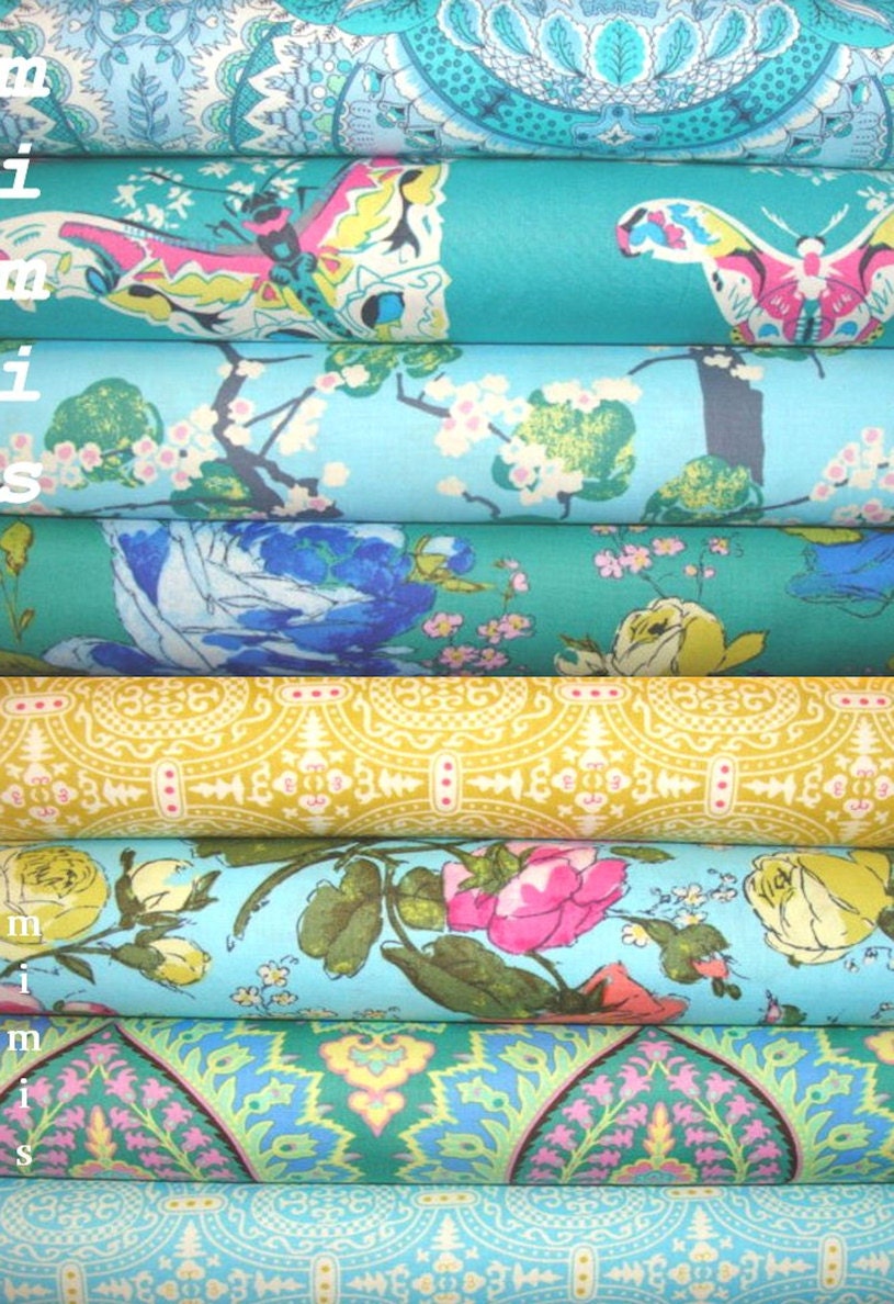 8 Half Yard Bundle / Amy Butler Fabric /  Alchemy Collection / Quilt Apparel Fabric