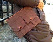 Corduroy Wallet Wristlet - Dorothy Wristlet in Hazelnut Corduroy