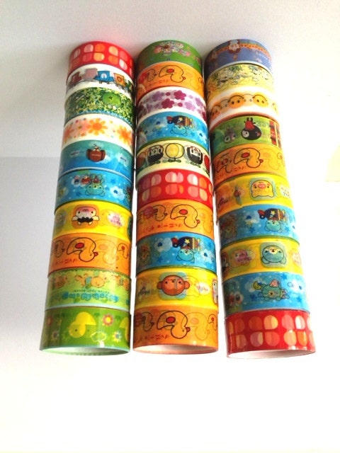 RAEWADOLLY 30 Kawaii Deco Tape, Set cool1