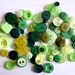 GREEN buttons x100g