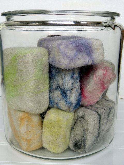 Alpaca Felted Soap Handcrafted Olive oil soap