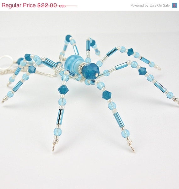 SALE Amity Spider Sculpture, Sterling Silver Fantasy Décor