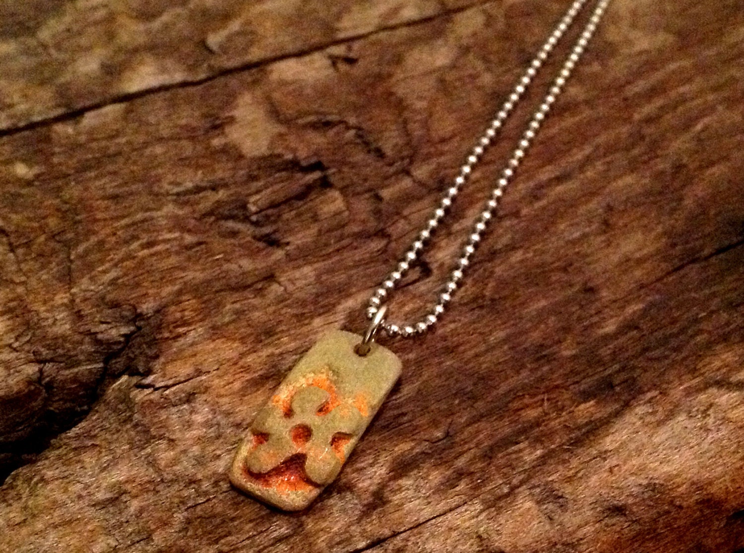 Blossom - Bronze Flower Necklace Mantra Jewelry