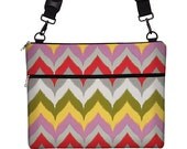 Chevron Messenger Laptop Bag Laptop Sleeve Laptop Case  red purple yellow - SIZES: 15 PC / 13, 15 ,17 MacBook Pro / 13 Air / 13, 15 Retina