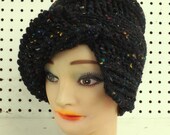Instant Download Crochet Pattern PDF for the Clairisse Beanie Hat with Asymmetrical Flip Top Visor - Permission To Sell