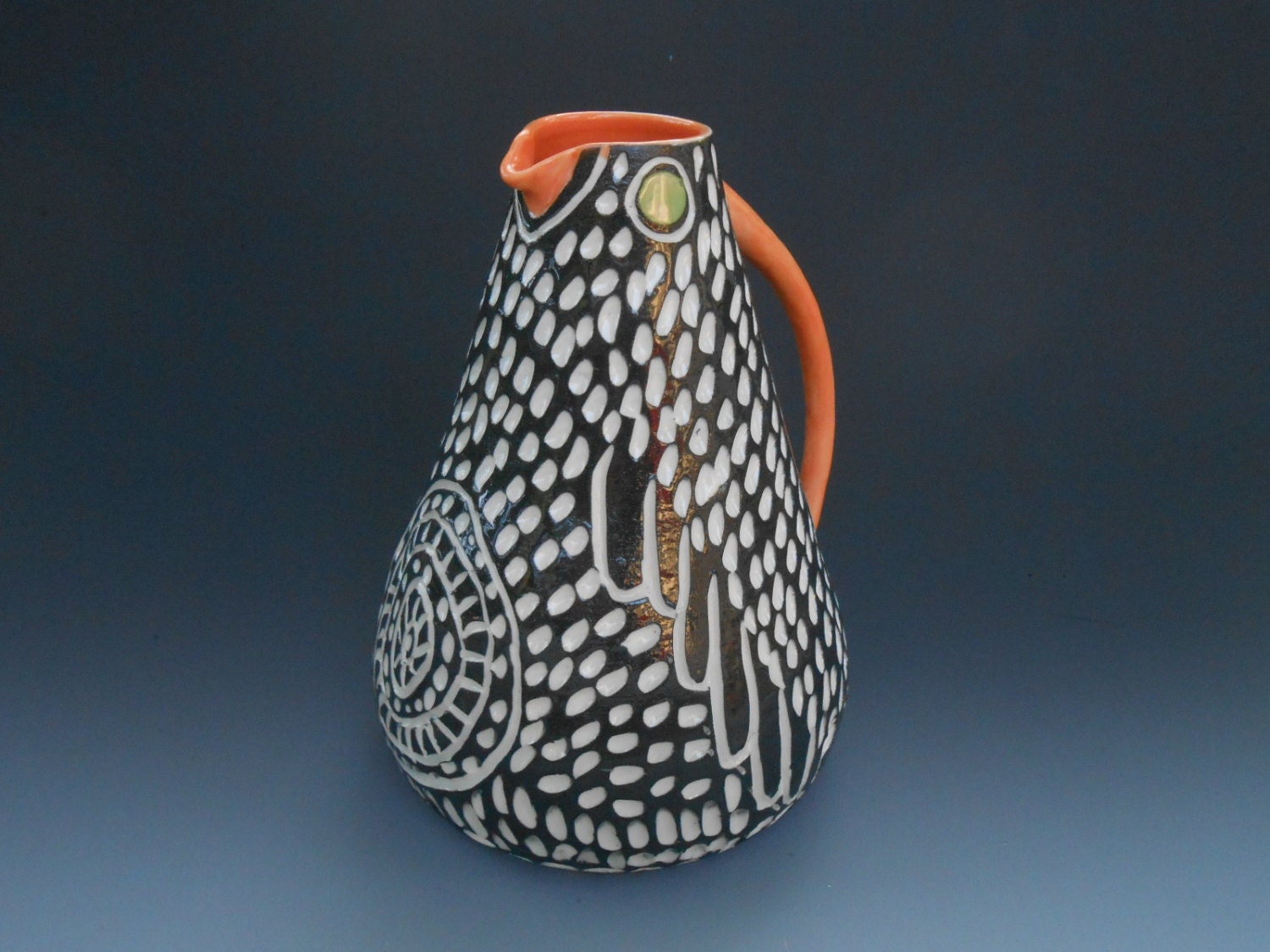 Modern Porcleain  Bird Pitcher