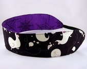 Reversible Headband - Happy Ghosts in the Attic