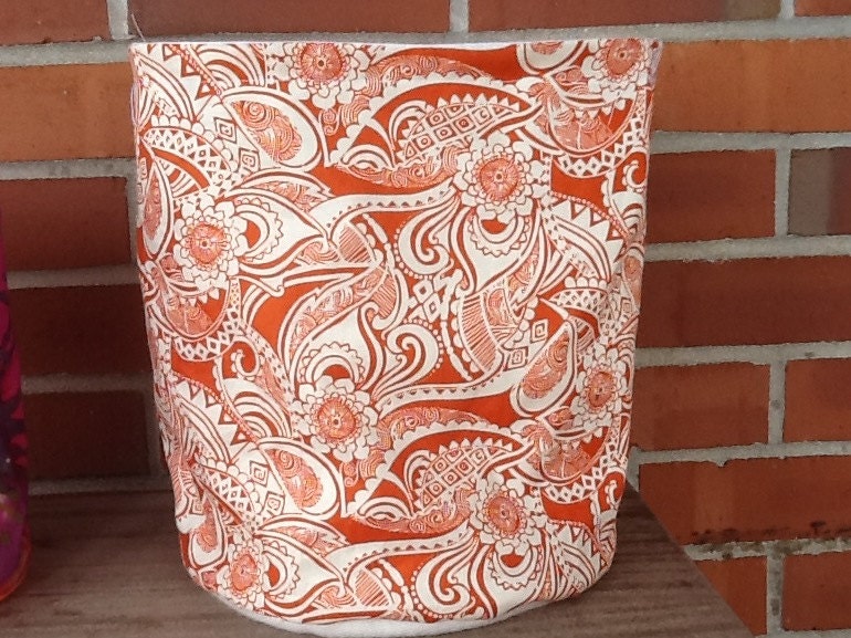 KIP Medium Knitting Project Bag Orange Crush