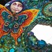 Mariposa de la luna by Bluemoose Mixed Media Mosaic
