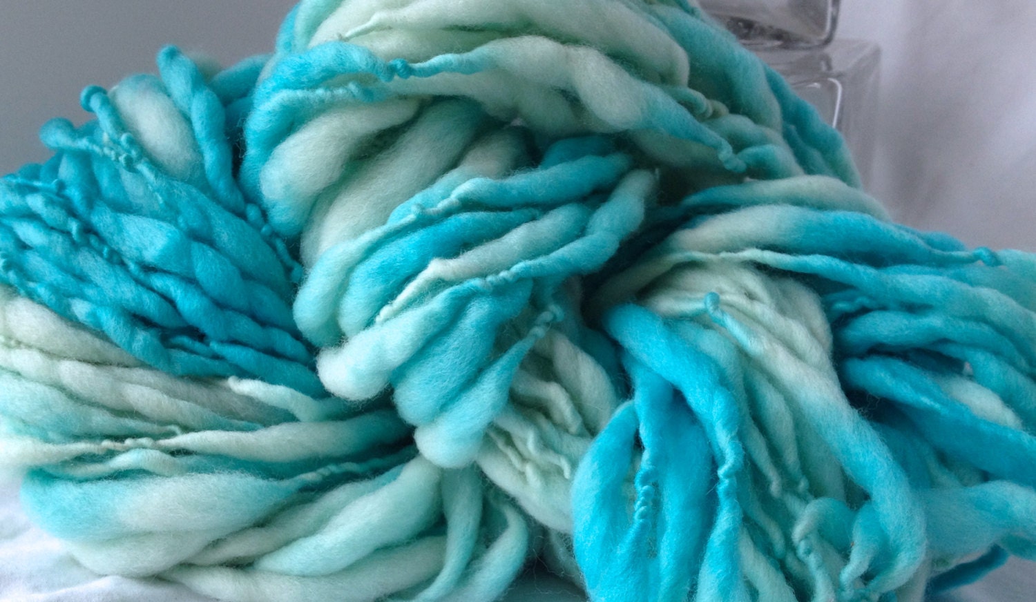 Handspun Yarn - TURQUOISE SKY