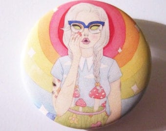 Darling what have i done - art pin