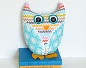 Plush Owl Doll Handmade Stuffed Animal Pillow Children Baby Modern