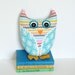 Plush Owl Doll Handmade Stuffed Animal Pillow Children Baby Modern