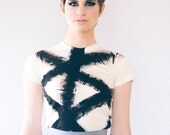 Intersecting Lines Organic Tee