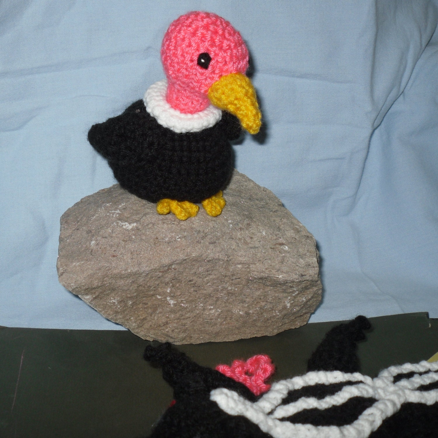 Ralph the Turkey Buzzard - amigurumi plush