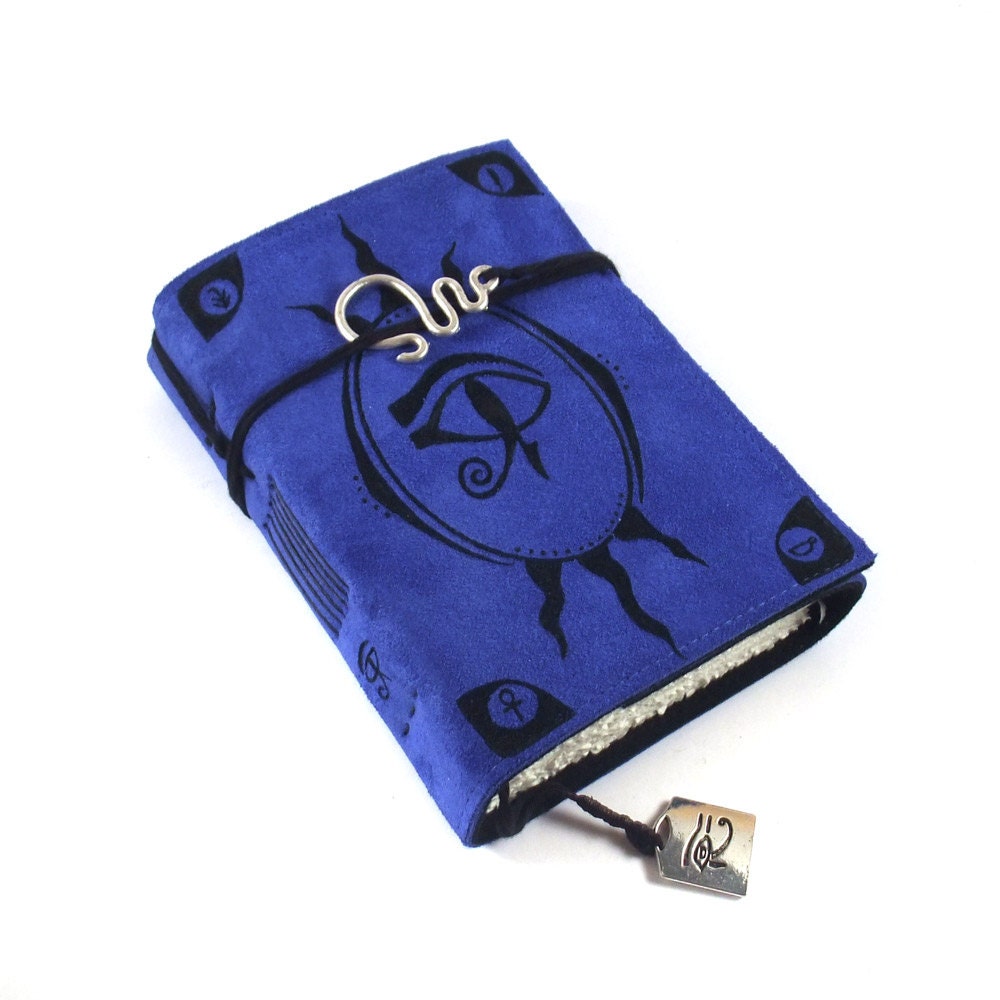 Horus Eye, Leather Diary, Ancient Egypt, Journal
