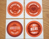Etsy Enthusiast Sticker Set (4 designs, 2 of each)