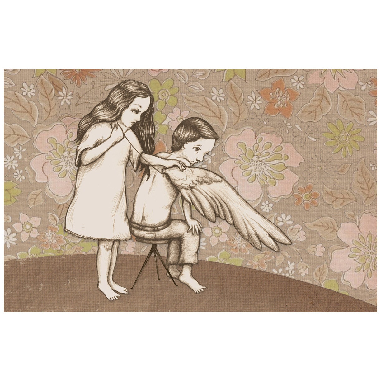 NEW- Wings With You 11x17 inch poster