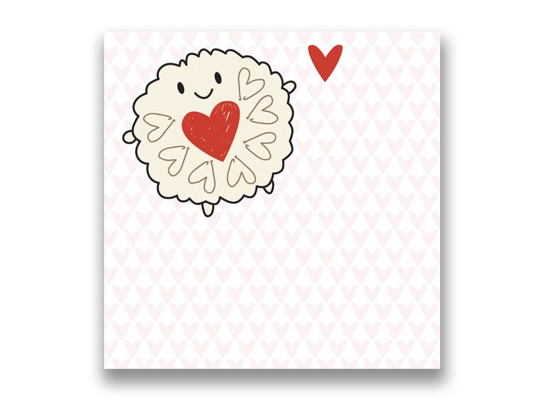 Jammie Dodger Kawaii Sticky Notes Pad