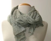 Cotton gauzy scarf