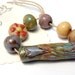 Tree Dream / Rainbow Tone Ceramic Branch/Twig Bead Set