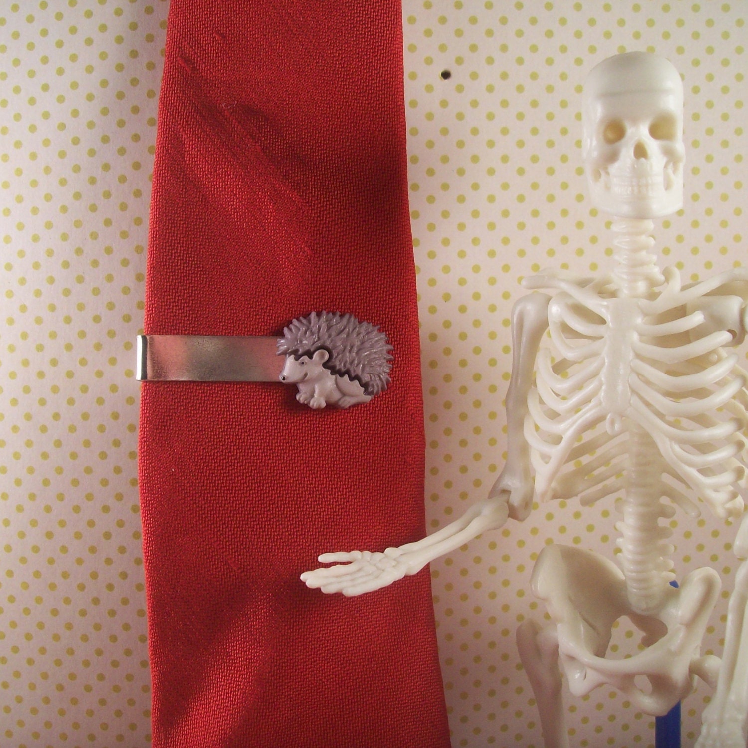 Hedgehog Tie Clip