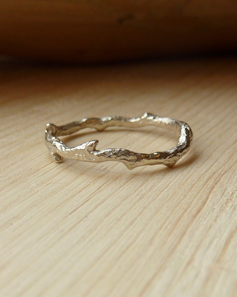 14k Gold Branch Ring