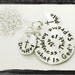 Christian Necklace - Personalized Jewelry - Hand Stamped Jewelry  - Charm Necklace - WHAT IS GOD