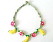crochet necklace