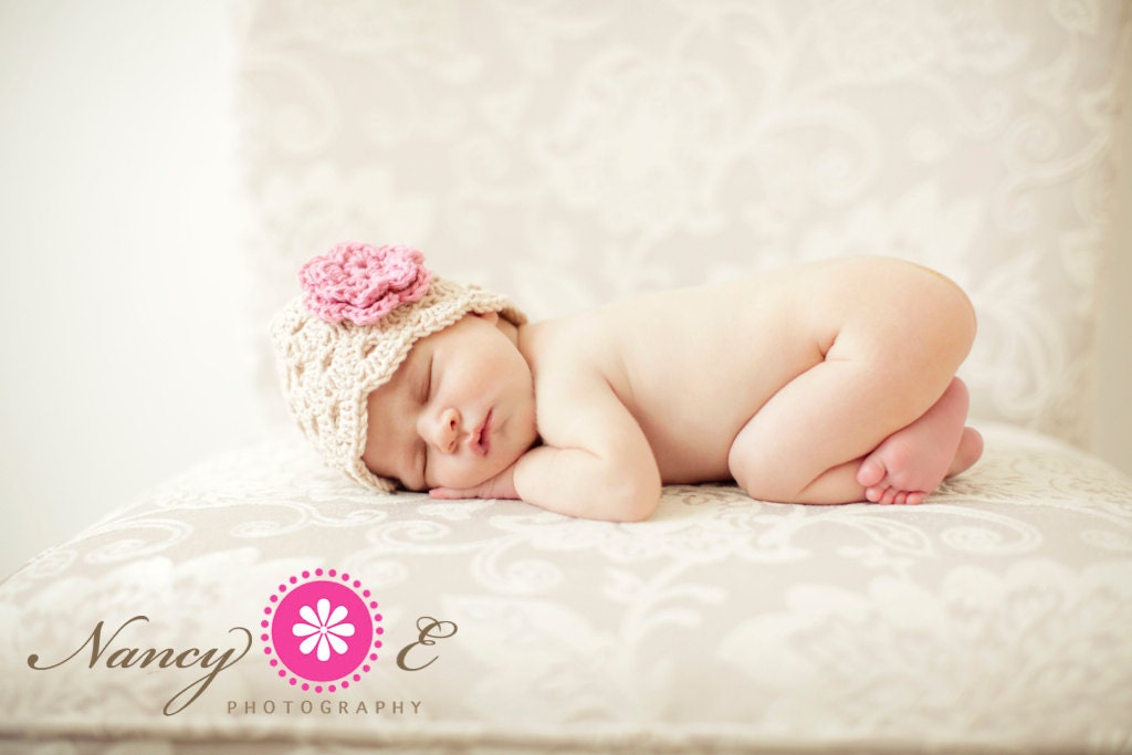Newborn Baby Girl Hat, Baby Girl Newborn Hat, Infant Hat Baby Girl, Newborn Photo Prop Hat