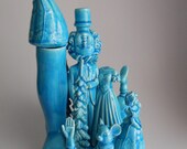 Blue Lady Vessel Collage