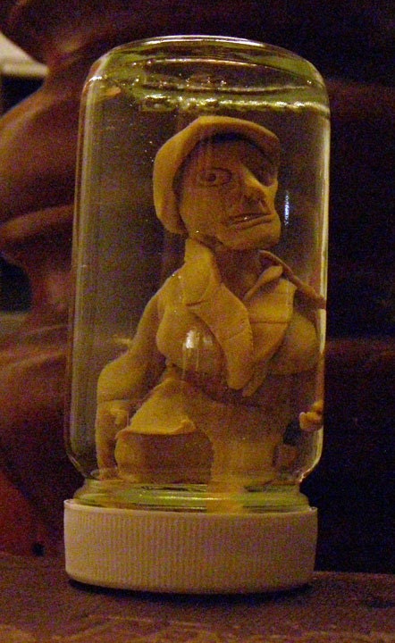 Miniature Lady in a Jar