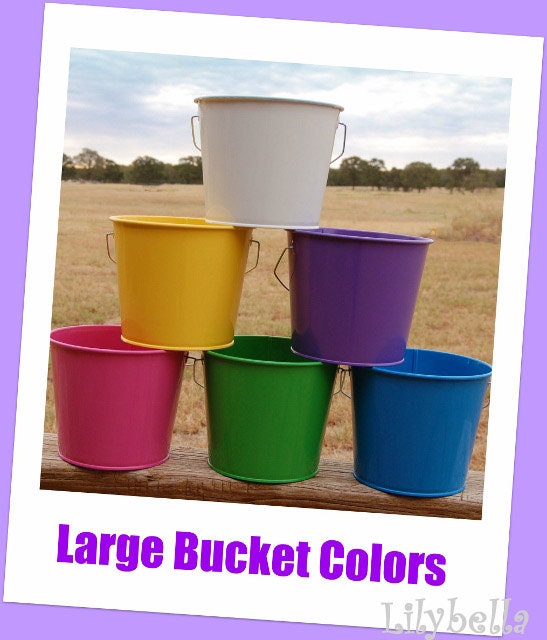 DIY Buckets for Personalization - Large