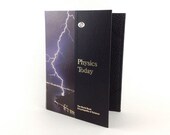 iPad Cover- Physics Today- tablet device case made from recycled vintage book
