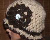 New Designs Handmade Crochet Cloche /Cross Over Stitch with decorative edgings (Free Ship)