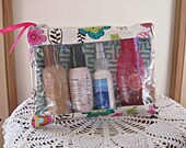 Medium Clear Front Travel Purse First Aid Organizer for Backpack  Diaper Bag Travel Made in USA