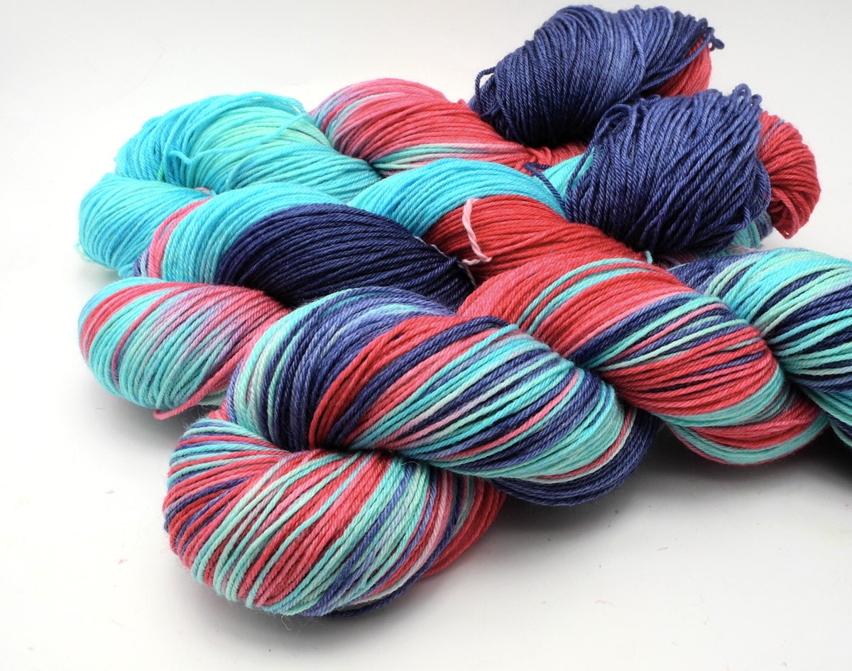 Lucy - Tenacious Tencel Sock Yarn - Hand Dyed Sock Yarn