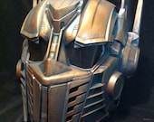 Steampunk copper & Bronze Prime Helmet Transformers  Life Size Cosplay  Battle damaged Copper