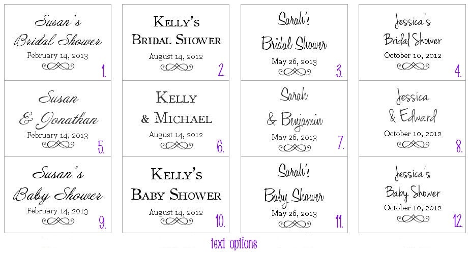 25 . Wedding Shower Favors . Personalized Soap Party Favors . Bridal Shower / Baby Shower
