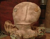 CustomerAppreciation Sale Primitive Christmas Big Head Angel- ready to ship