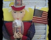 CustomerAppreciation Sale Primitive Uncle Sam Door Greeter