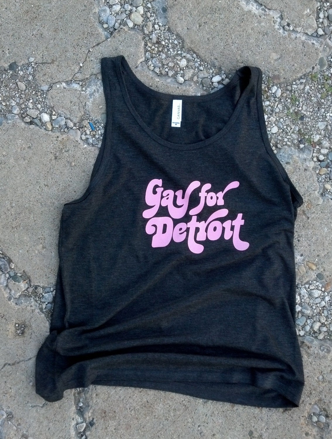 Gay for Detroit - unisex tank