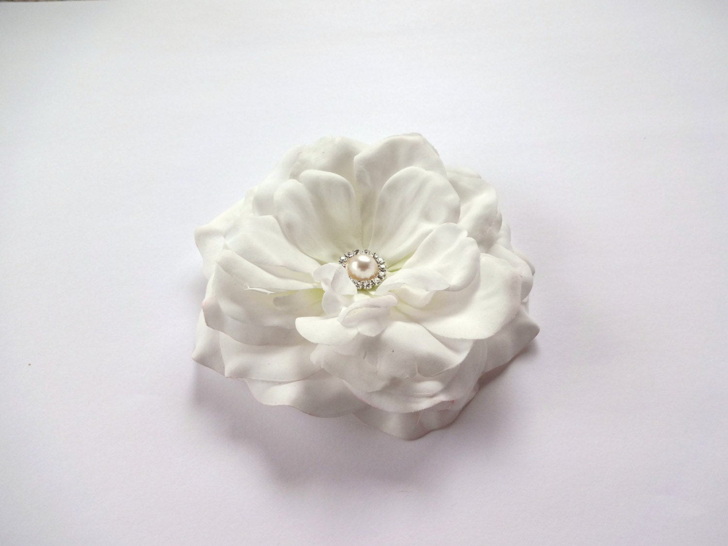 Bridal Ivory Flower Hair Pin / Hair Clip