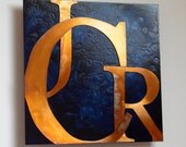 Custom Copper Letter Artwork, 8 inch