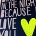 BIKE SAFE I Love You reflector card