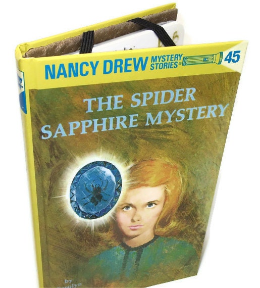 Ereader Cover for Kindle Nook Kobo - Nancy Drew - Spider Sapphire Mystery Book - Tablet Device Cover